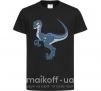 Детская футболка Коварный динозавр Черный фото