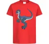 Дитяча футболка Підступний динозавр Червоний фото