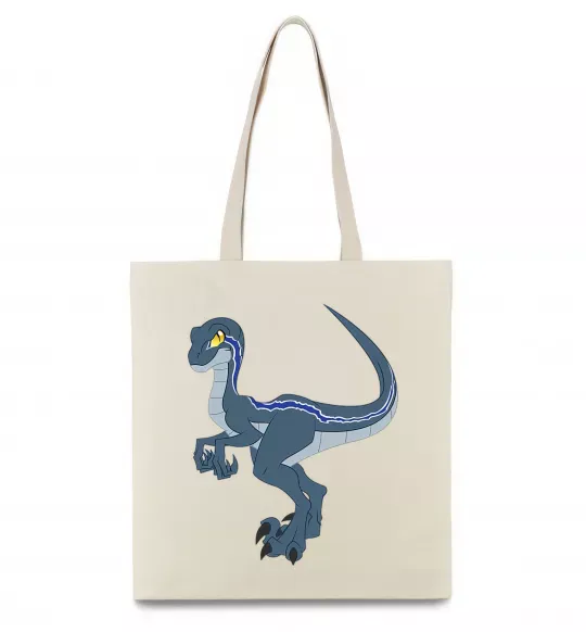 Еко-сумка Підступний динозавр Бежевий фото