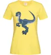 Женская футболка Підступний динозавр Лимонный Женская футболка Підступний динозавр Лимонный фото