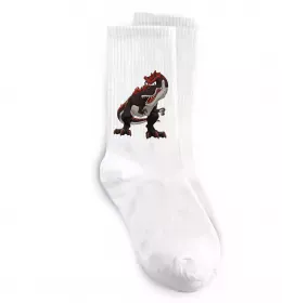 Носки Watercolor dinos Белый фото