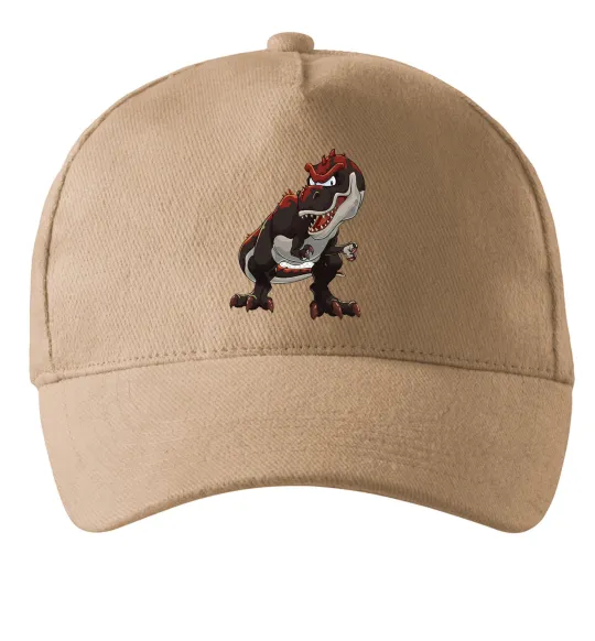 Кепка Червоний динозавр Пісочний фото