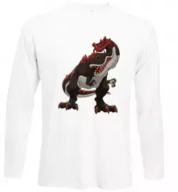 Лонгслив Mini dinos Белый фото