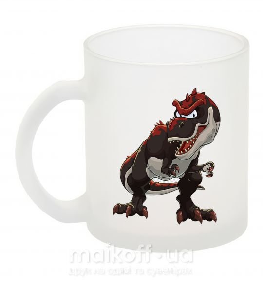 Чашка скляна Красный динозавр Фроузен фото