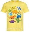 Мужская футболка Little dinos art Лимонный фото