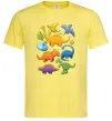 Мужская футболка Little dinos art Лимонный Мужская футболка Little dinos art Лимонный фото
