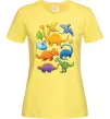 Женская футболка Little dinos art Лимонный Женская футболка Little dinos art Лимонный фото