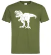 Мужская футболка Standing dino Оливковый фото