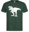 Мужская футболка Standing dino Темно-зеленый фото
