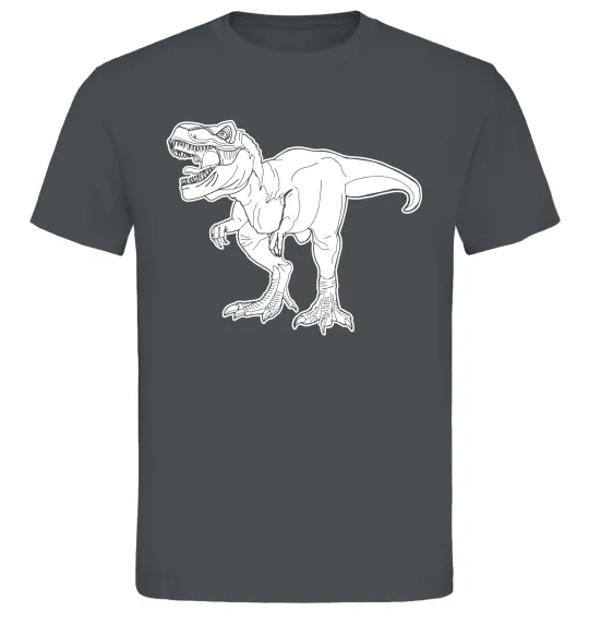 Мужская футболка Standing dino Графит фото