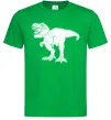 Мужская футболка Standing dino Зеленый фото