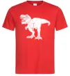 Мужская футболка Standing dino Красный фото