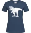 Жіноча футболка Standing dino Темно-синій Жіноча футболка Standing dino Темно-синій фото