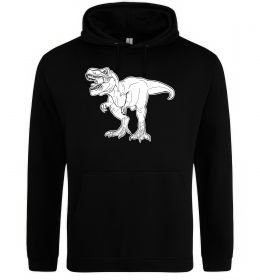 Женская толстовка (худи) Standing dino