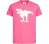 Детская футболка Standing dino Ярко-розовый фото