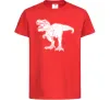 Детская футболка Standing dino Красный фото