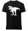 Чоловіча преміум футболка Standing dino Чорний фото