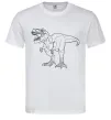 Мужская футболка Standing dino Белый фото
