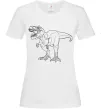 Жіноча футболка Standing dino Білий Жіноча футболка Standing dino Білий фото