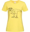 Жіноча футболка Standing dino Лимонний Жіноча футболка Standing dino Лимонний фото