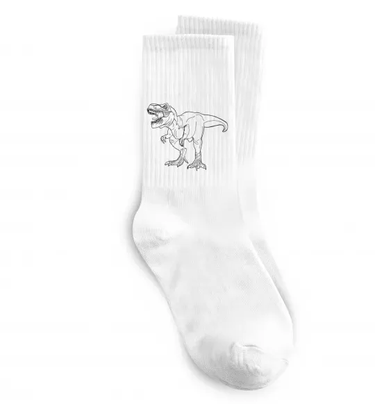 Носки Standing dino Белый фото