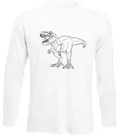 Лонгслив Standing dino Белый фото