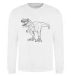 Світшот Standing dino Білий фото