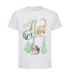 Дитяча футболка Watercolor dinos Білий фото