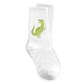 Носки Зелений динозавр малюнок
