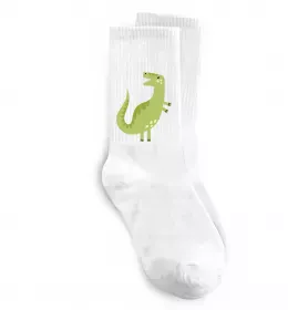 Носки Watercolor dinos Белый фото