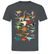 Чоловіча футболка Multicolor dinos Графіт Чоловіча футболка Multicolor dinos Графіт фото