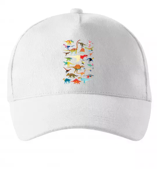 Кепка Multicolor dinos Білий фото