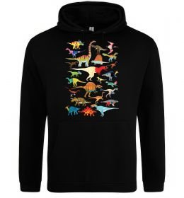 Женская толстовка (худи) Multicolor dinos