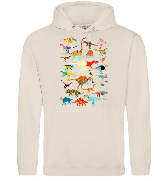Женская толстовка (худи) Multicolor dinos Таш фото