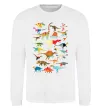 Свитшот Multicolor dinos Белый фото