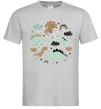 Чоловіча футболка Dino round Сірий Чоловіча футболка Dino round Сірий фото