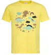 Чоловіча футболка Dino round Лимонний Чоловіча футболка Dino round Лимонний фото