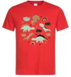 Чоловіча футболка Dino round Червоний Чоловіча футболка Dino round Червоний фото