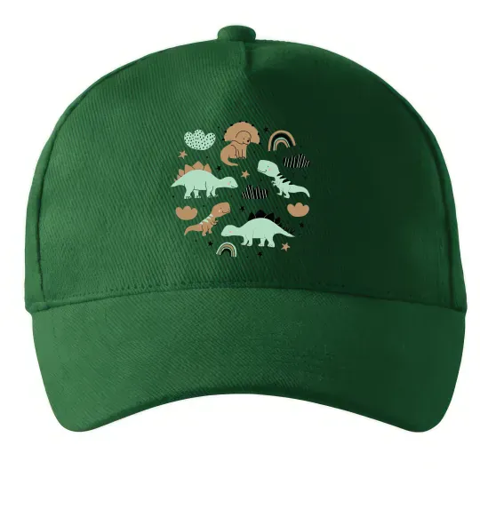 Кепка Dino round Темно-зеленый фото