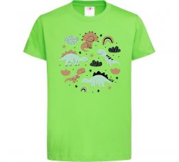 Детская футболка Dino round