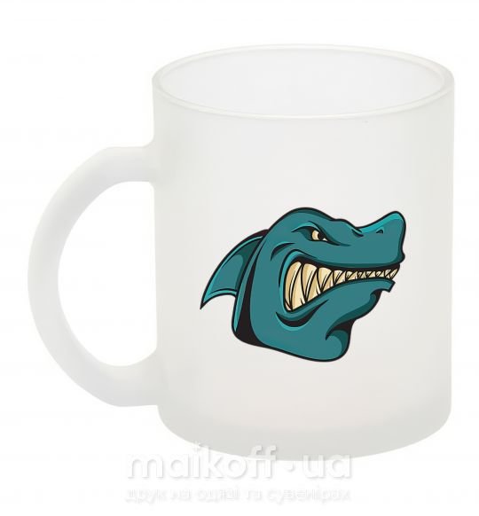 Чашка стеклянная Злая акула Фроузен фото