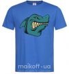 Мужская футболка Злая акула Ярко-синий фото