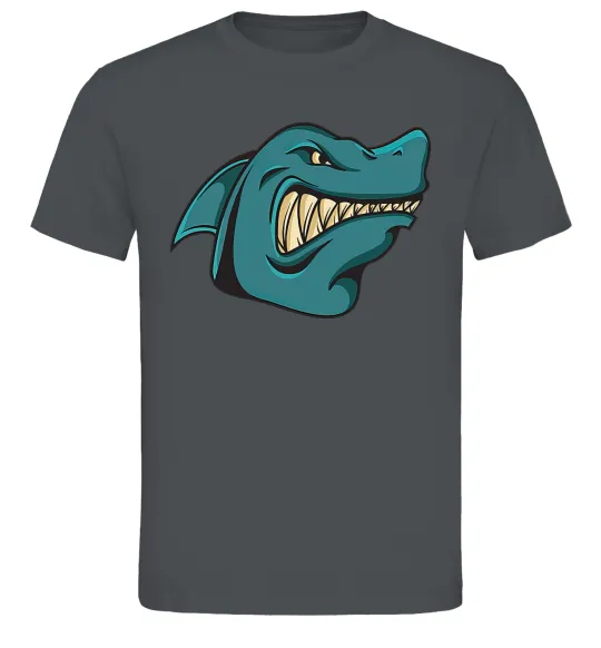 Мужская футболка Зла акула Графит фото