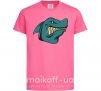 Детская футболка Злая акула Ярко-розовый фото