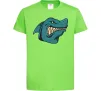Дитяча футболка Зла акула Лаймовий фото