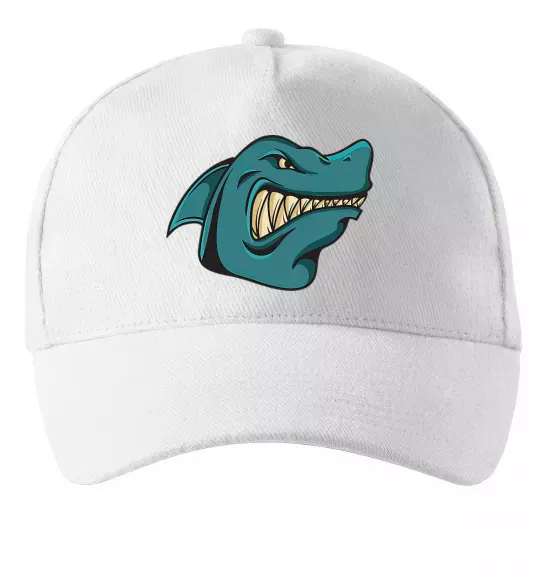 Кепка Зла акула Білий фото