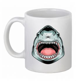 Чашка керамическая Angry Shark