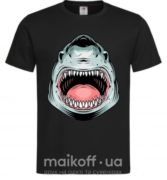 Чоловіча футболка Angry Shark Чорний фото