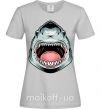 Женская футболка Angry Shark Серый фото