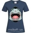 Женская футболка Angry Shark Темно-синий фото